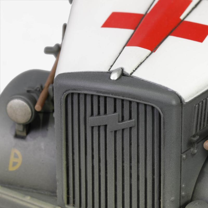 1/32 Opel-Blitz 3,6-6700A Kfz.305 Ambulance (white color rear cabin), WWII ambulance truck -- THREE IN STOCK! #10