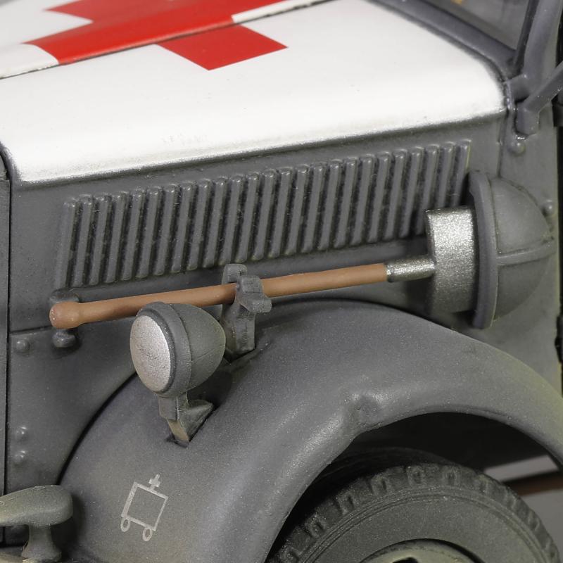 1/32 Opel-Blitz 3,6-6700A Kfz.305 Ambulance (white color rear cabin), WWII ambulance truck -- THREE IN STOCK! #11