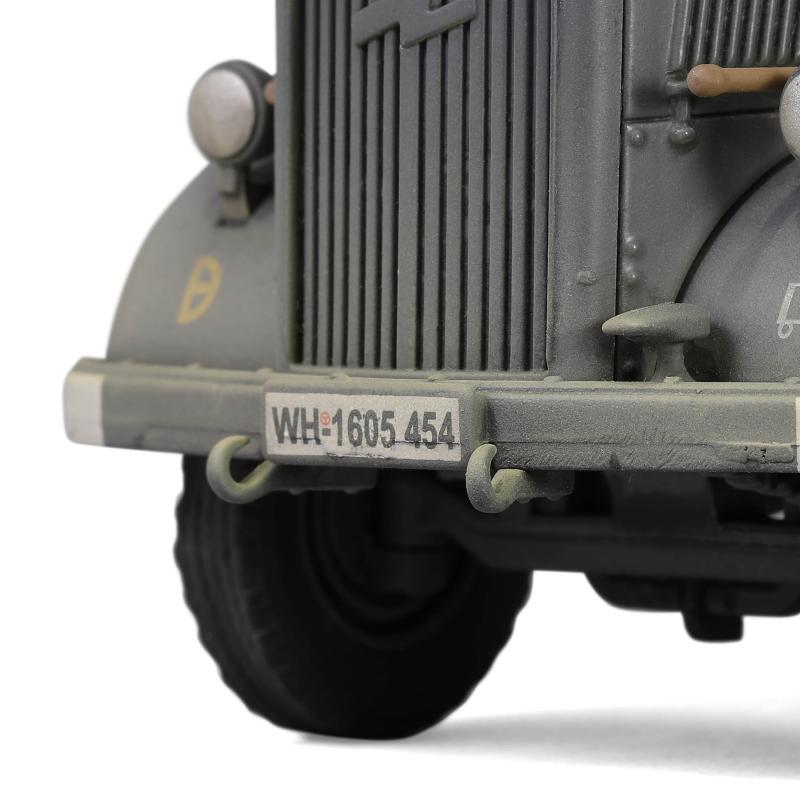 1/32 Opel-Blitz 3,6-6700A Kfz.305 Ambulance (white color rear cabin), WWII ambulance truck -- THREE IN STOCK! #13
