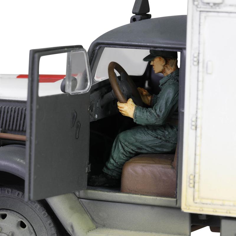 1/32 Opel-Blitz 3,6-6700A Kfz.305 Ambulance (white color rear cabin), WWII ambulance truck -- THREE IN STOCK! #19