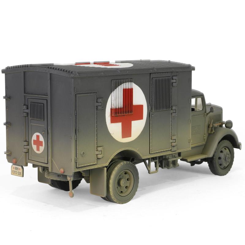 1/32 Opel-Blitz 3,6-6700 A-Type Kfz.305 (Multi-purpose house type body), WWII ambulance truck -- THREE IN STOCK! #6