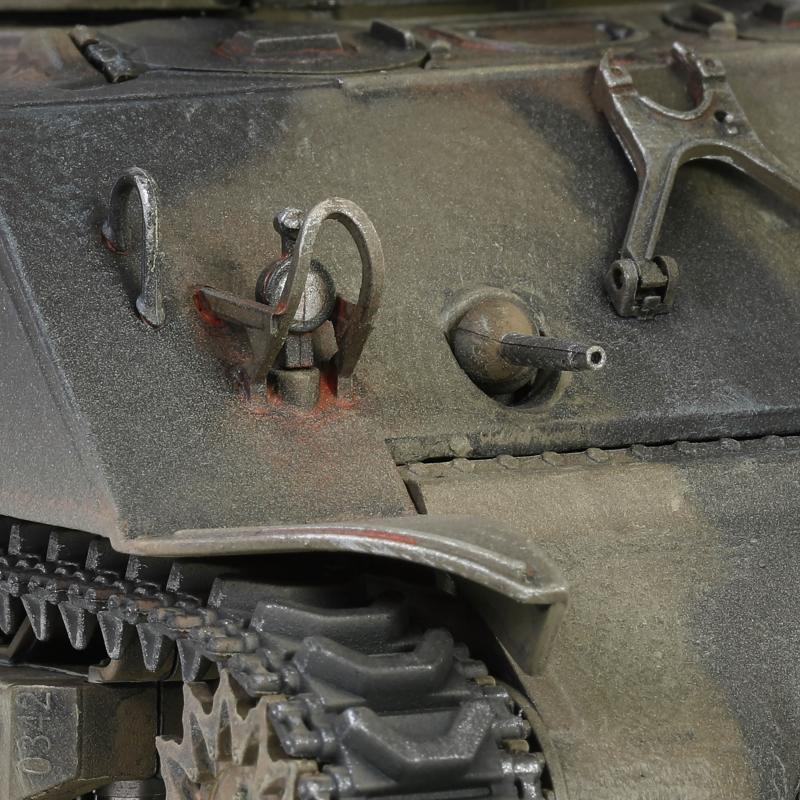 1/32 scale, U.S. medium tank Sherman M4A3 (76), VVSS  "Black Panthers", 761st Tank Battalion, Task Force Rhine, Germany 1945--AWAITING RESTOCK. #15