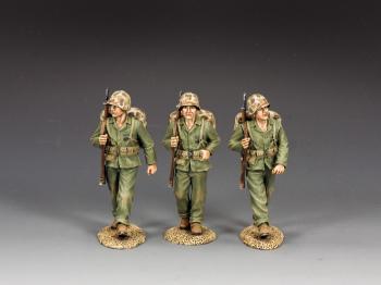 Marching Marines--three figures with packs Marching Marines--three figures with packs #48681