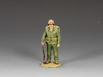 Image of Standing-At-Ease Marine--single figure with pack