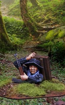 Image of Viet Cong Tunnel Rat Set Pop Up Fig--single figure climbing from tunnel hatch--ONE IN STOCK. Image of Viet Cong Tunnel Rat Set Pop Up Fig--single figure climbing from tunnel hatch--ONE IN STOCK.