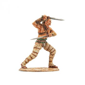 Image of Gallic Gladiator--single figure wielding two gladii