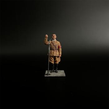 Image of The Leader in the 1939 Speech, Feldherrnhalle Series--single figure with microphone Image of The Leader in the 1939 Speech, Feldherrnhalle Series--single figure with microphone