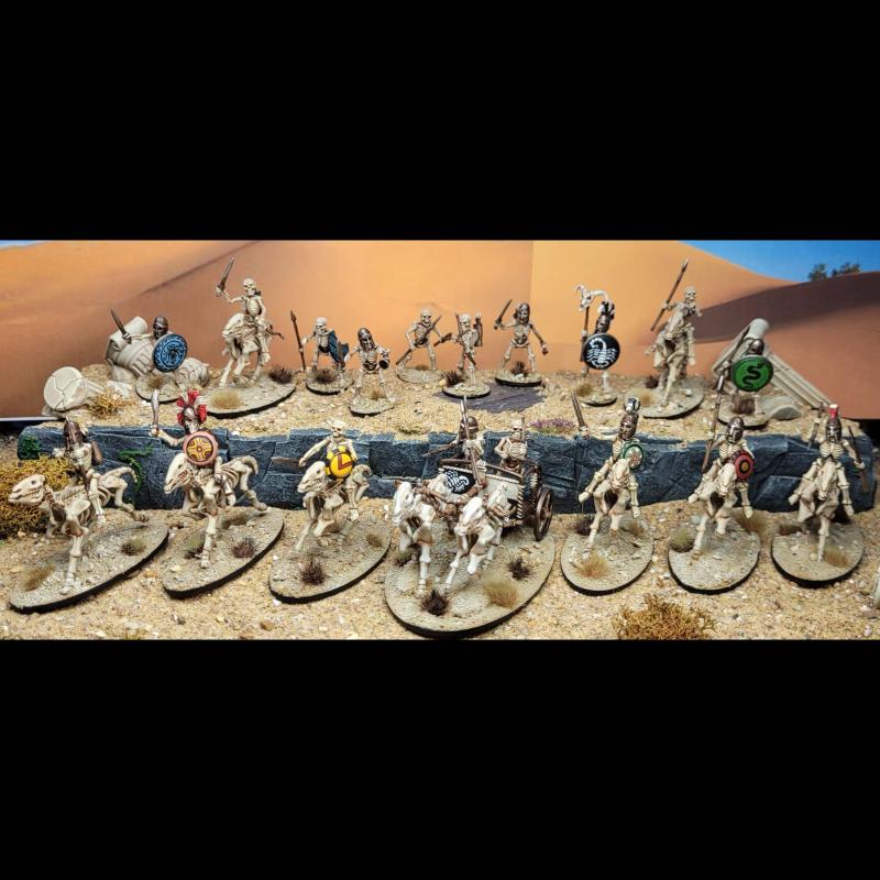 28mm Classic Fantasy Skeleton Cavalry (up to 10) and Chariots (up to 3) #6