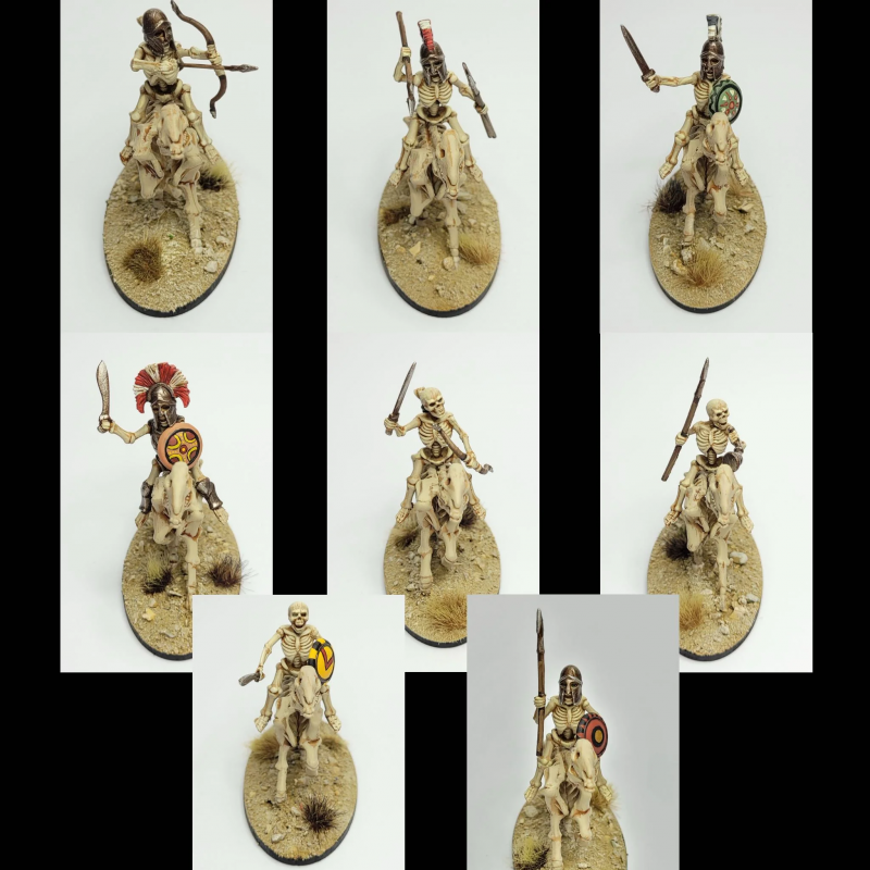 28mm Classic Fantasy Skeleton Cavalry (up to 10) and Chariots (up to 3) #7