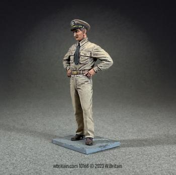 Image of U.S.N. Commander Lyndon Baines Johnson, 1942-45--single standing figure