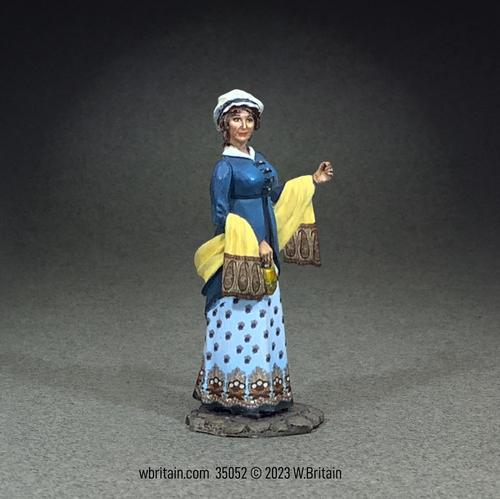 "Mrs. Bennet" Out for a Stroll--single figure #1