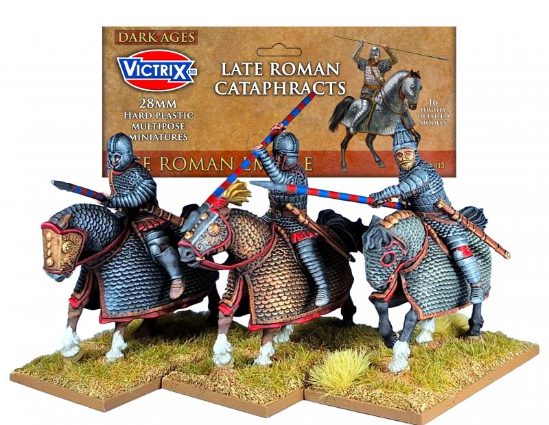 28mm Late Roman Cataphracts--makes 16 mounted figures--THREE IN STOCK. #1