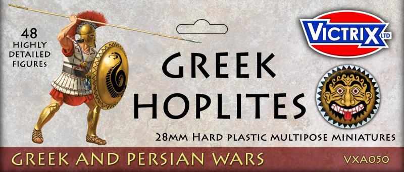 28mm Greek Hoplites--48 hard plastic multi-pose miniatures #1