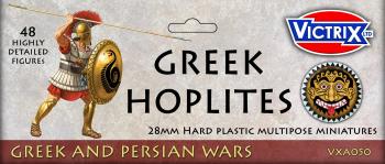 Image of 28mm Greek Hoplites--48 hard plastic multi-pose miniatures