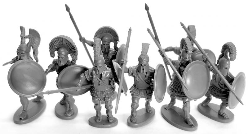 28mm Greek Hoplites--48 hard plastic multi-pose miniatures #3
