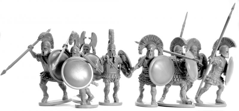 28mm Greek Hoplites--48 hard plastic multi-pose miniatures #6