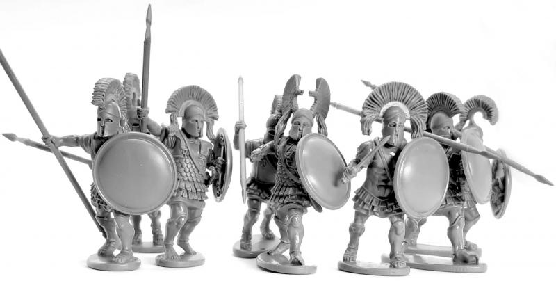 28mm Greek Hoplites--48 hard plastic multi-pose miniatures #7