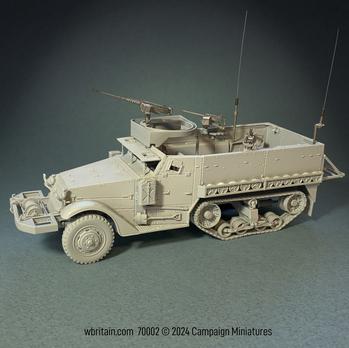 U.S. M3A1 Half-Track--1/30 Scale Resin and Metal Kit; Unpainted, Unassembled U.S. M3A1 Half-Track--1/30 Scale Resin and Metal Kit; Unpainted, Unassembled #48851
