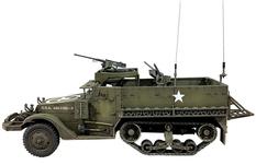 U.S. M3A1 Half-Track--1/30 Scale Resin and Metal Kit; Unpainted, Unassembled #2
