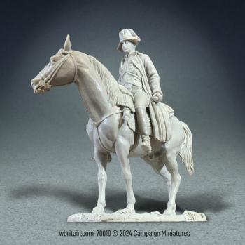 Image of Napoleon Bonaparte Mounted--1/30 Scale Resin and Metal Kit; Unpainted, Unassembled