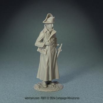 Image of Napoleon Bonaparte on Foot--1/30 Scale Resin and Metal Kit; Unpainted, Unassembled