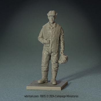 Image of U.S.A.A.F. Heavy Bomber Gunner, 1943-45--1/30 Scale Resin and Metal Kit; Unpainted, Unassembled Image of U.S.A.A.F. Heavy Bomber Gunner, 1943-45--1/30 Scale Resin and Metal Kit; Unpainted, Unassembled
