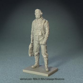 Image of U.S.A.A.F. Fighter Pilot, 1943-45--1/30 Scale Resin and Metal Kit; Unpainted, Unassembled
