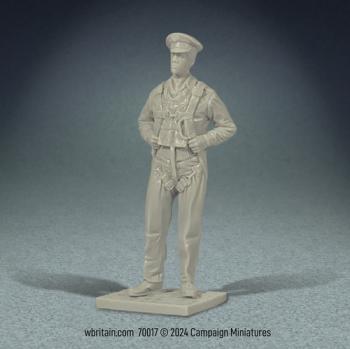 Image of U.S.A.A.F. Tuskegee Airman, 1943-45--1/30 Scale Resin and Metal Kit; Unpainted, Unassembled Image of U.S.A.A.F. Tuskegee Airman, 1943-45--1/30 Scale Resin and Metal Kit; Unpainted, Unassembled