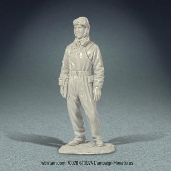 Image of U.S. Army Tanker in Overalls, 1942-45--1/30 Scale Resin and Metal Kit; Unpainted, Unassembled