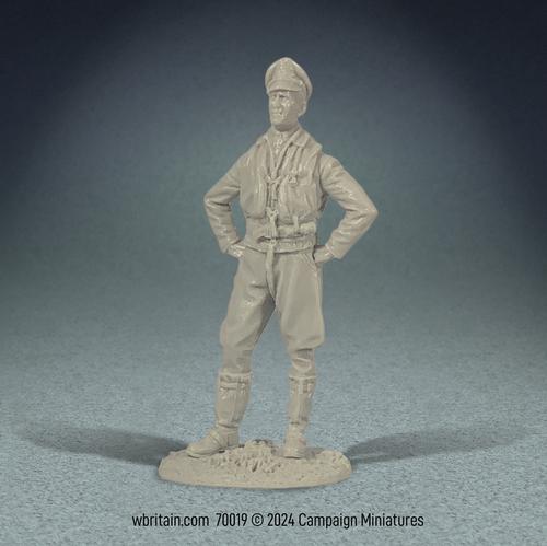 Luftwaffe Fighter Pilot, 1939-45--1/30 Scale Resin and Metal Kit; Unpainted, Unassembled #1