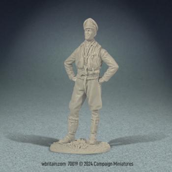 Image of Luftwaffe Fighter Pilot, 1939-45--1/30 Scale Resin and Metal Kit; Unpainted, Unassembled