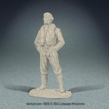Image of RAF Fighter Pilot, 1940-45--1/30 Scale Resin and Metal Kit; Unpainted, Unassembled