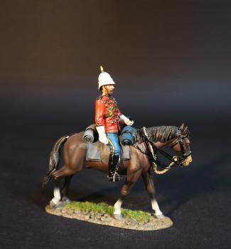 Image of Colonel George Arthur French, The North West Mounted Police, The March West, 1874, The Fur Trade--single mounted figure