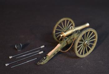 Image of Model 1857 12 pdr. Napoleon Howitzer, First Union Type, The American Civil War, 1861-1865--cannon and accessories