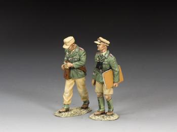 Image of 'Afrika Korps Staff Officers' (Set of 2)--two figures