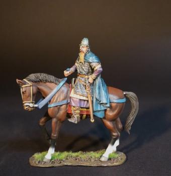 Image of Eustace II, Count of Boulogne, Norman Army, The Age of Arthur--single mounted figure