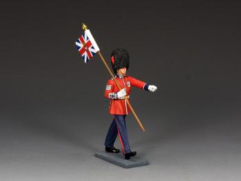 Image of Marching Lance Sergeant Company Marker--single marching Coldstream Guards figure with flag
