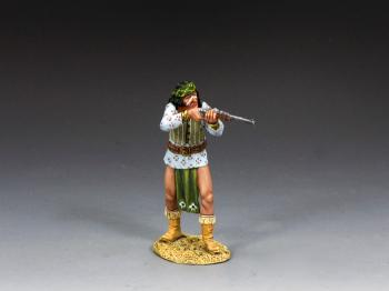Image of Standing Apache with Carbine--single Apache Indian figure