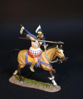 Image of Thessalian Cavalry, Armies and Enemies of Ancient Greece and Macedonia--single mounted figure ready to thrust spear at head height and cloak flapping behind Image of Thessalian Cavalry, Armies and Enemies of Ancient Greece and Macedonia--single mounted figure ready to thrust spear at head height and cloak flapping behind