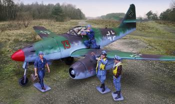 Image of ME262 Heinz Bar (red)--plane with single pilot figure---AWAITING RESTOCK.