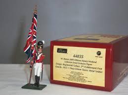 Image of Ensign, Regimental Colour, 2nd (Coldstream) Foot Guards, 1815--single figure with flag--RETIRED--LAST ONE!!