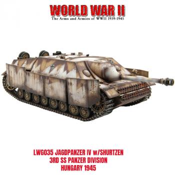 Image of German Jadgpanzer IV with Shurtzen, 3rd SS PZ Division, Hungary, 1945--ONE IN STOCK! Image of German Jadgpanzer IV with Shurtzen, 3rd SS PZ Division, Hungary, 1945--ONE IN STOCK!