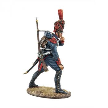 Image of French Old Guard Foot Artillery Corporal Gunner, France's Grande Armee--single figure Image of French Old Guard Foot Artillery Corporal Gunner, France's Grande Armee--single figure