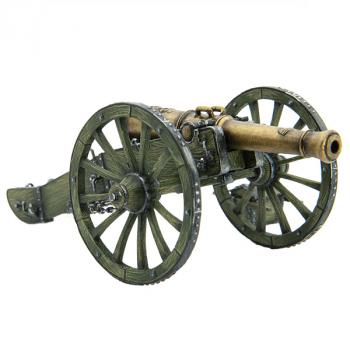 Image of French 12lb. Field Piece, France's Grande Armee--single figure--single cannon and chest Image of French 12lb. Field Piece, France's Grande Armee--single figure--single cannon and chest