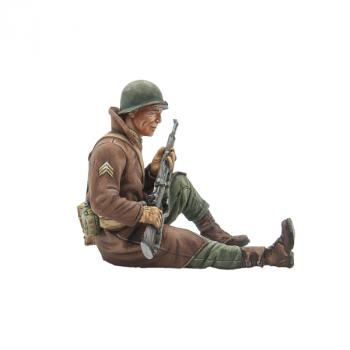 U.S. Winter Infantry Sargent with M1 Garand, Tank Rider, Ardennes, 1944--single figure #0