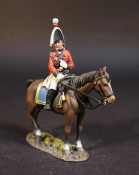 Image of Major General Sir Phineas Riall, The Battle of Chippewa, 5th July 1814, The War of 1812--single mounted figure