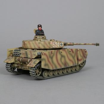 Image of Panzer IV with serial number 524 and Commander looking right--LAST TWO!!