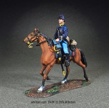 Image of Union Cavalry Trooper at the Trot, No.1--single mounted figure