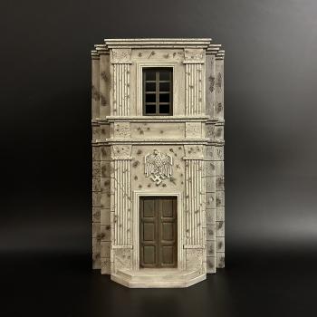 Image of German Command Building (Only One)--24.5cm (h) x 15cm (w) x 6cm (d)--AWAITING RESTOCK.