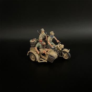 DAK R75 Motorcycle with Sidecar--includes three riders -- RETIRED DAK R75 Motorcycle with Sidecar--includes three riders -- RETIRED #49654